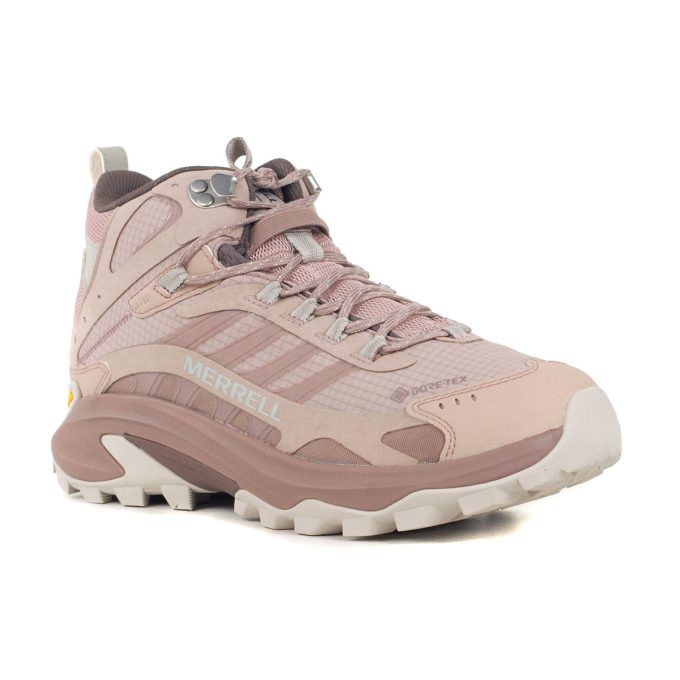 Merrell Women's Moab Speed 2 Mid GTX Adobe Rose Hiking Boots J038230 - Image 2