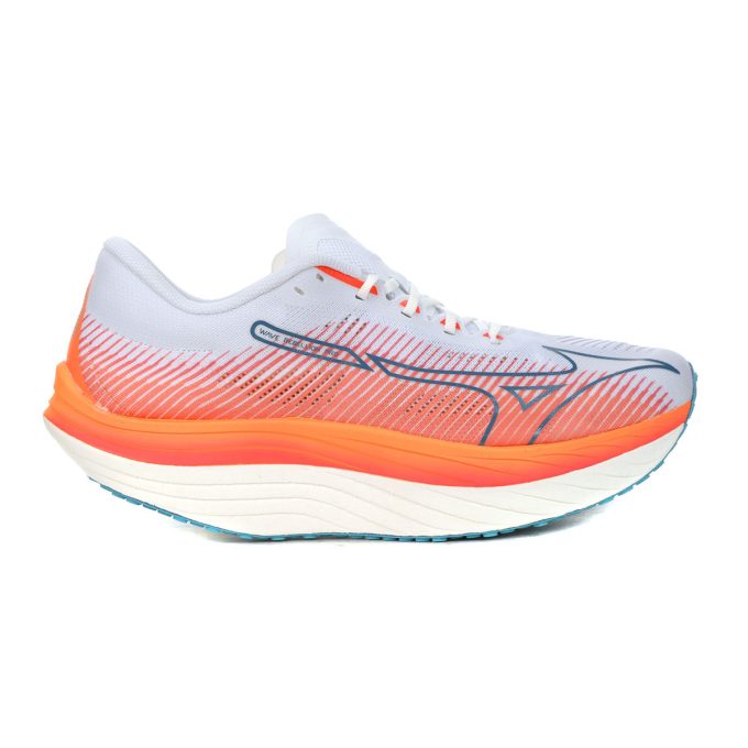 Mizuno Men's Wave Rebellion Pro White/Silver Performance Running Shoes 411389.0073