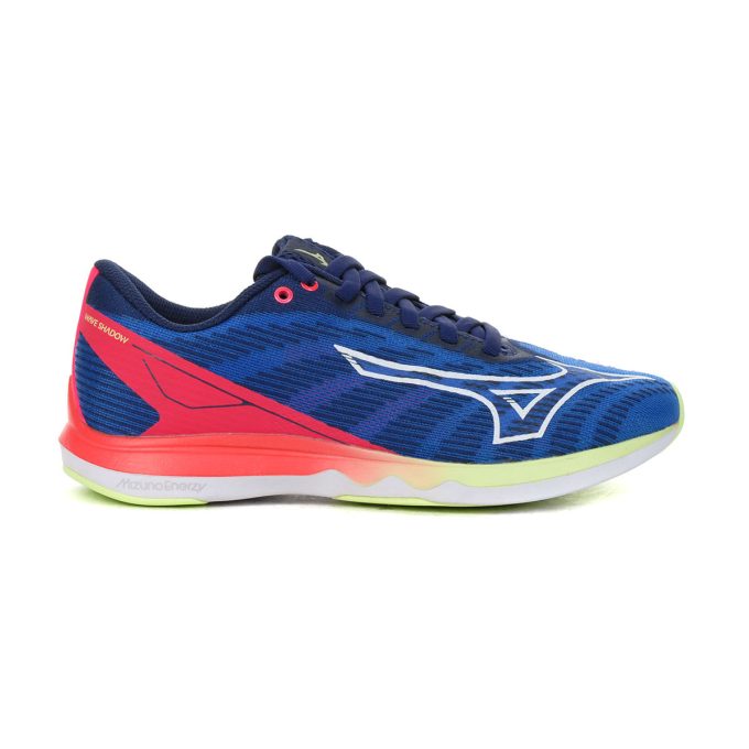 Mizuno Men's Wave Shadow 5 Blue/White/Red Running Shoes 411346.PR0B