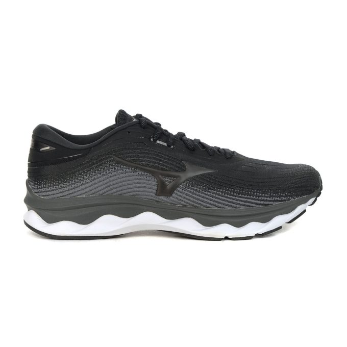 Mizuno Men's Wave Sky 5 Black/Grey Running Shoes 411328.9090