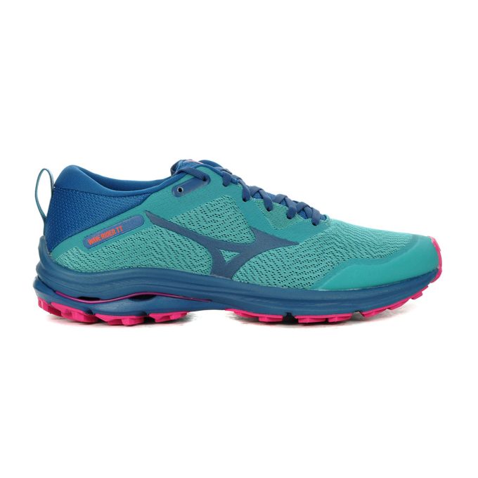 Mizuno Women's Wave Rider TT Lagoon/Moroccan Blue Running Shoes 411364.4YMB