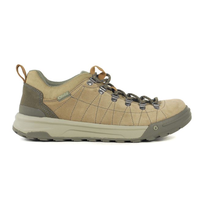 Oboz Men's Beall Low Faded Bark Suede Trail Shoes 79501.10526