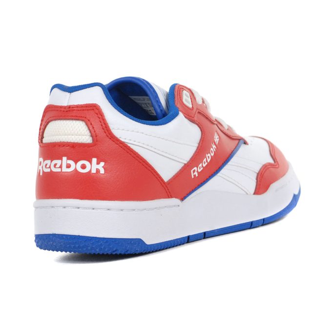 Reebok Men's BB 4000 II White/Blue/Red Sneakers IG9951 - Image 3