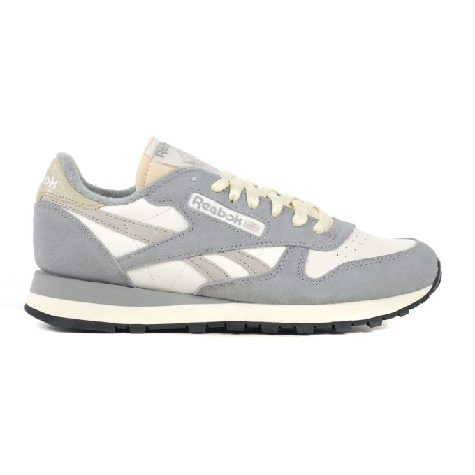 Reebok Men's Classic Leather Chalk/Grey/Moonstone Sneakers 100201110