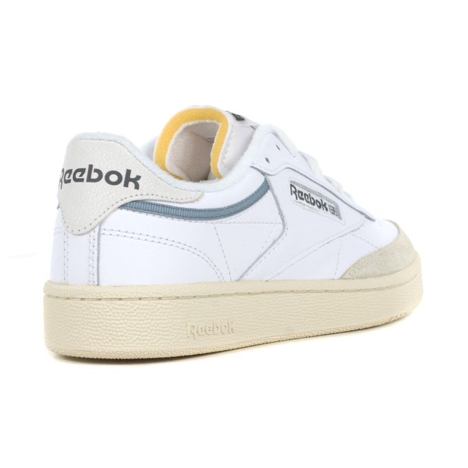 Reebok Men's Club C 85 White/Chalk Sneakers 100201118 - Image 3