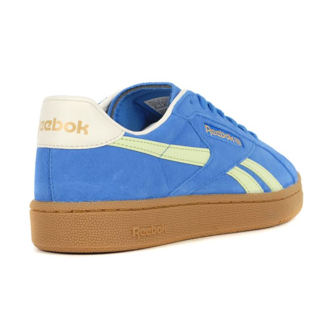 Reebok Men's Club C Grounds UK Blue/Lime/Gum Sneakers 100201230 - Image 3