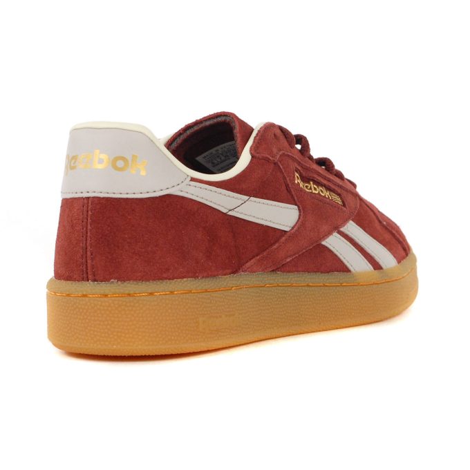 Reebok Men's Club C Grounds UK Maroon/Moonstone/Brass Sneakers 100204901 - Image 3