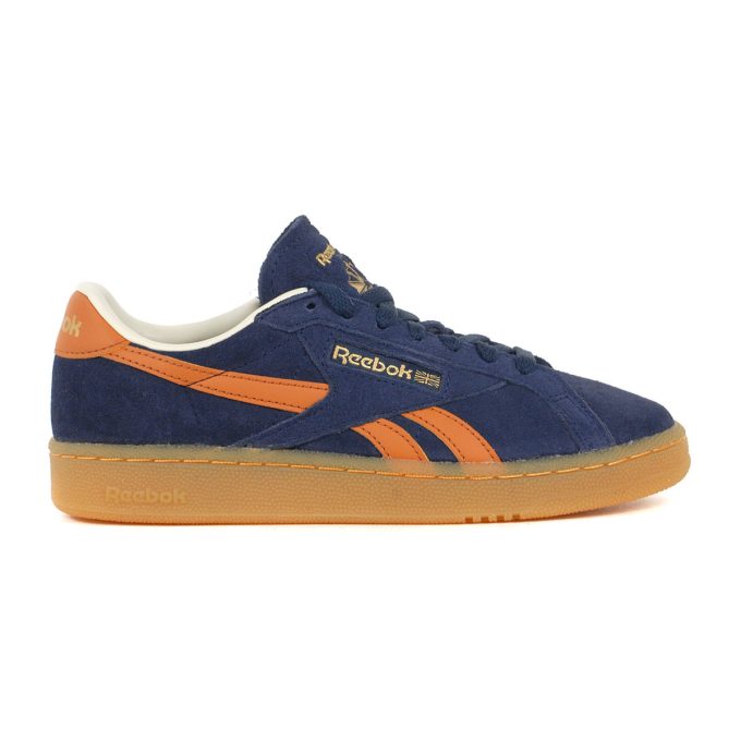 Reebok Men's Club C Grounds UK Navy/Dark Ginger/Brass Sneakers 100201232