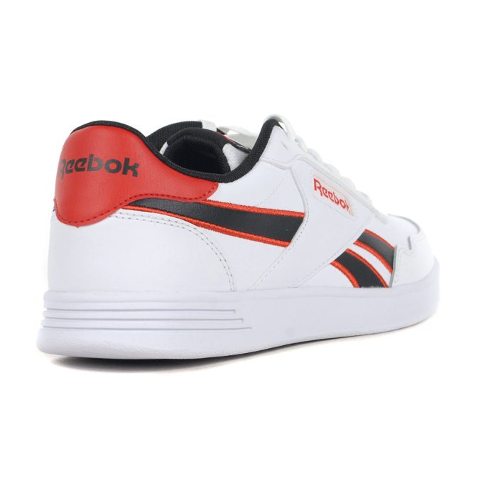 Reebok Men's Court Advance White/Black/Red Sneakers 100202579 - Image 3