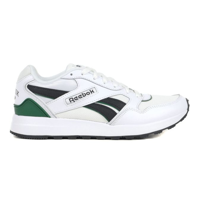 Reebok Men's GL 1000 White/Black/Dark Green Sneakers 100074215