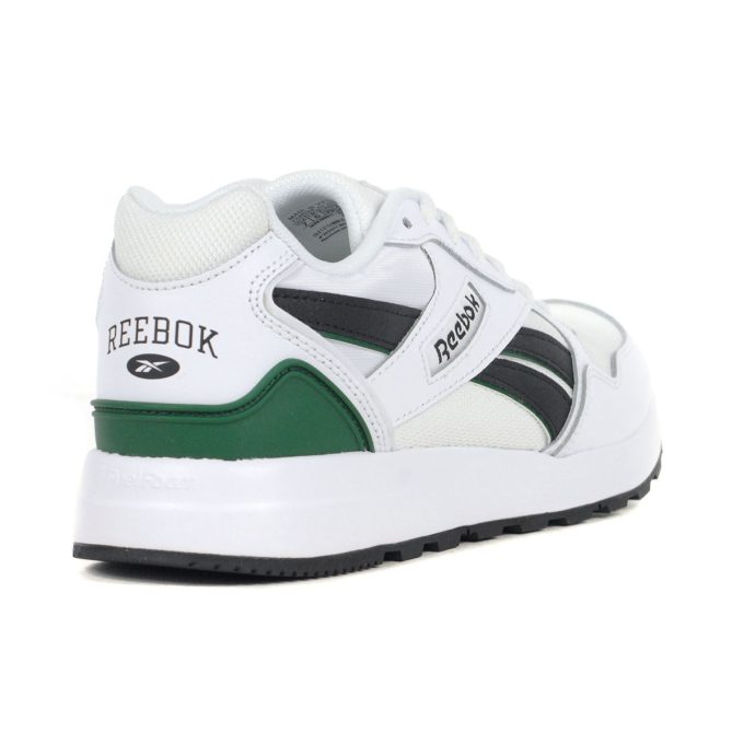 Reebok Men's GL 1000 White/Black/Dark Green Sneakers 100074215 - Image 3