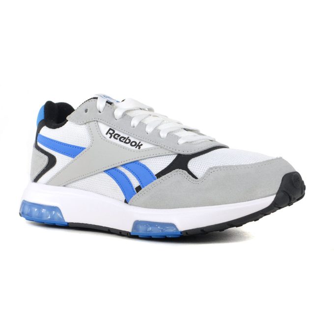 Reebok Men's Glide DMX White/Blue/Grey Sneakers 100201251 - Image 2