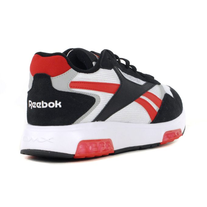 Reebok Men's Glide DMX White/Red/Black Sneakers 100201250 - Image 3