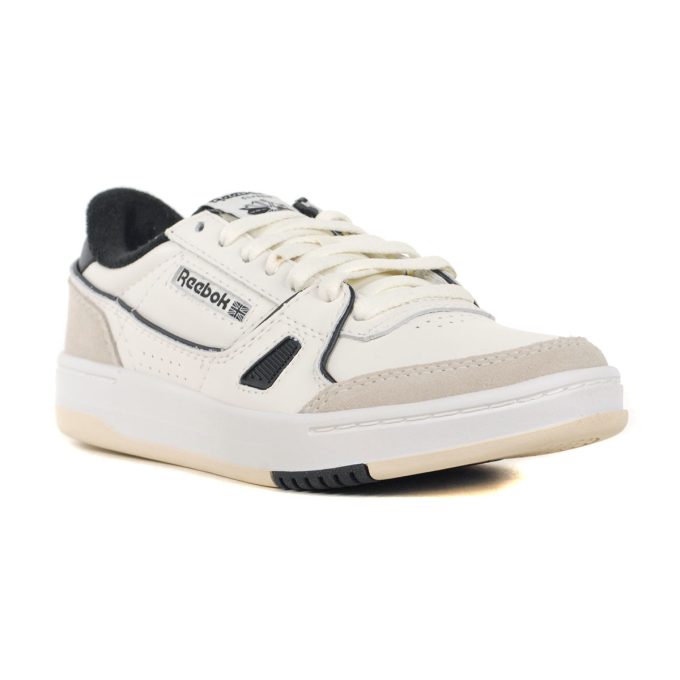 Reebok Men's LT Court Chalk/White/Black Sneakers 100074274 - Image 2