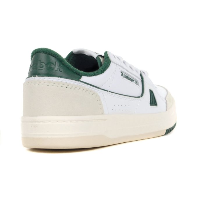 Reebok Men's LT Court Chalk/White/Green Sneakers 100074275 - Image 3