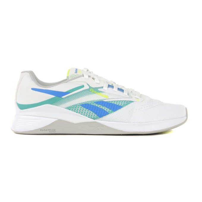 Reebok Men's Nano X4 White/Green Training Shoes 100204671