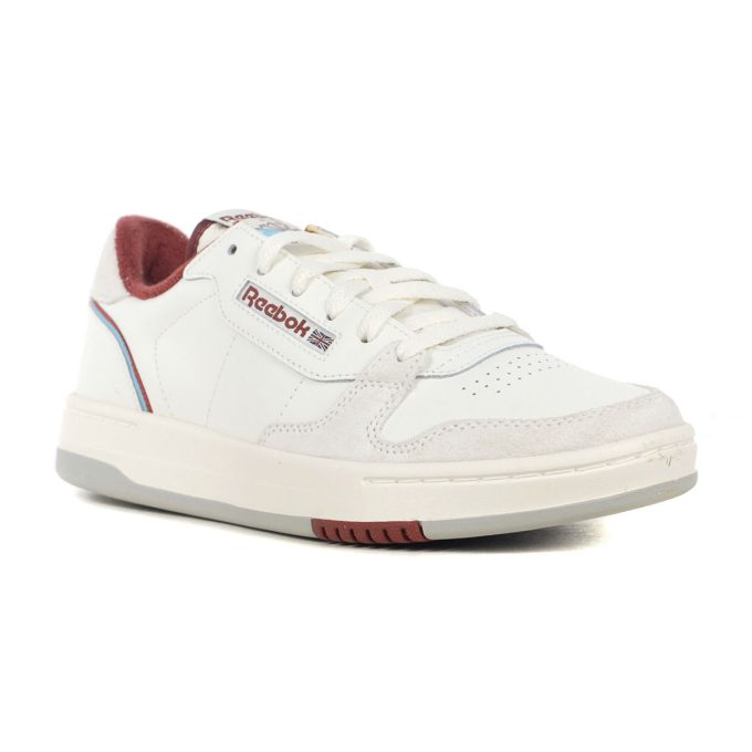 Reebok Men's Phase Court Chalk/Maroon Sneakers 100201249 - Image 2