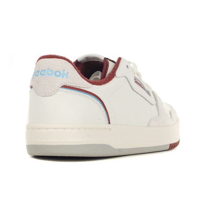 Reebok Men's Phase Court Chalk/Maroon Sneakers 100201249 - Image 3