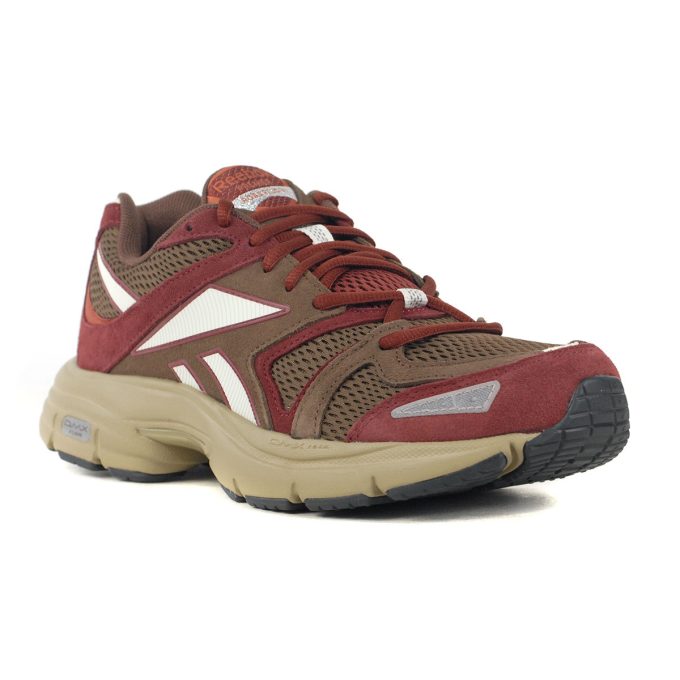 Reebok Men's Premier Road Plus VI Mahogany/Rich Maroon/Chalk Sneakers 100201155 - Image 2