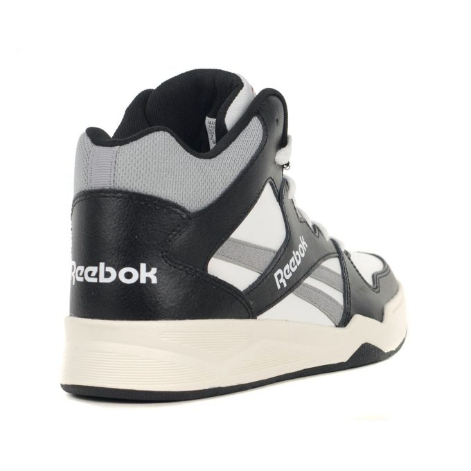 Reebok Men's Royal BB4500 Hi2 White/Black/Grey Sneakers 100201314 - Image 3