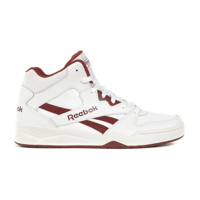 Reebok Men's Royal BB4500 Hi2 White/Maroon/Chalk Sneakers 100201315