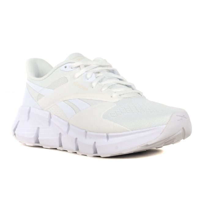 Reebok Men's Zig Dynamica White/Grey Running/Trainning Shoes 100074658 - Image 3