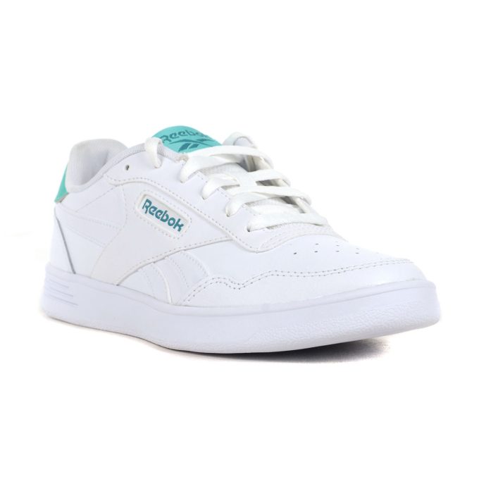 Reebok Women's Court Advance White/Green Sneakers 100202593 - Image 2