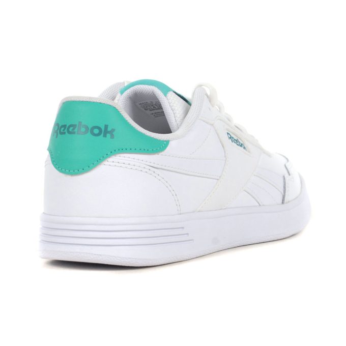 Reebok Women's Court Advance White/Green Sneakers 100202593 - Image 3