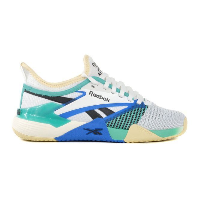 Reebok Women's Nano Court White/Unleashed Green Court Training Shoes 100204811