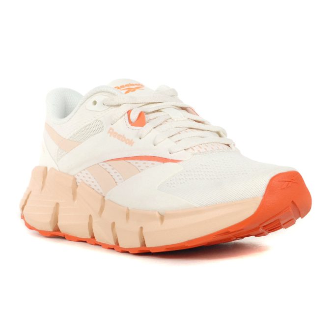 Reebok Women's Zig Dynamica 5 Chalk/Washed Clay/Coral Training Shoes 100205022 - Image 2