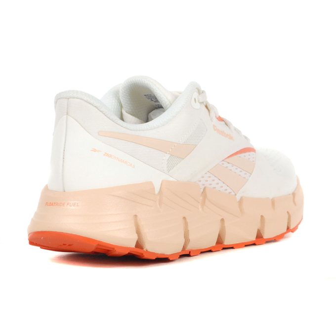 Reebok Women's Zig Dynamica 5 Chalk/Washed Clay/Coral Training Shoes 100205022 - Image 3