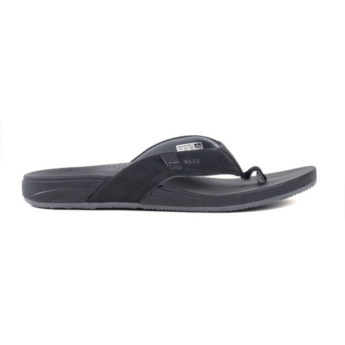 Reef Men's Cushion Spring Black/Grey Slides CI3638