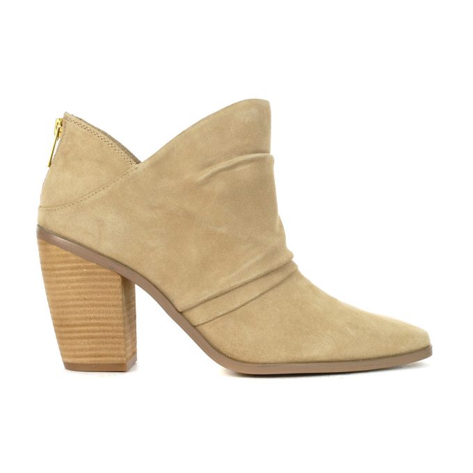 Vince Camuto Ainsley Tortilla Leather Heeled Booties