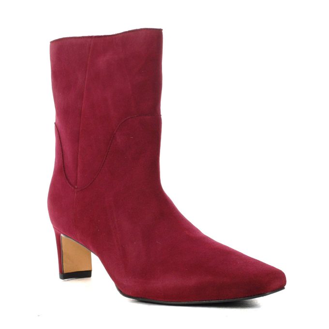 Vince Camuto Amariah Chianti Suede Heeled Booties - Image 2