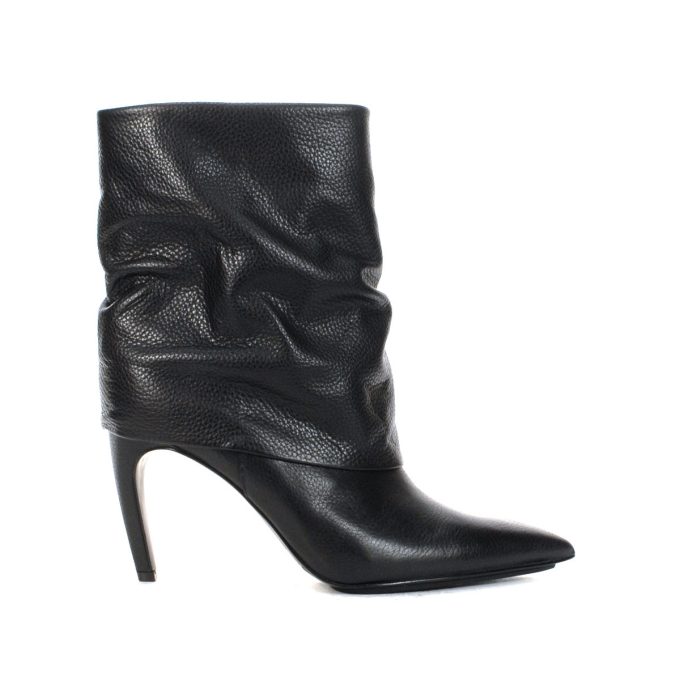 Vince Camuto Blaira Black Leather Heeled Boots