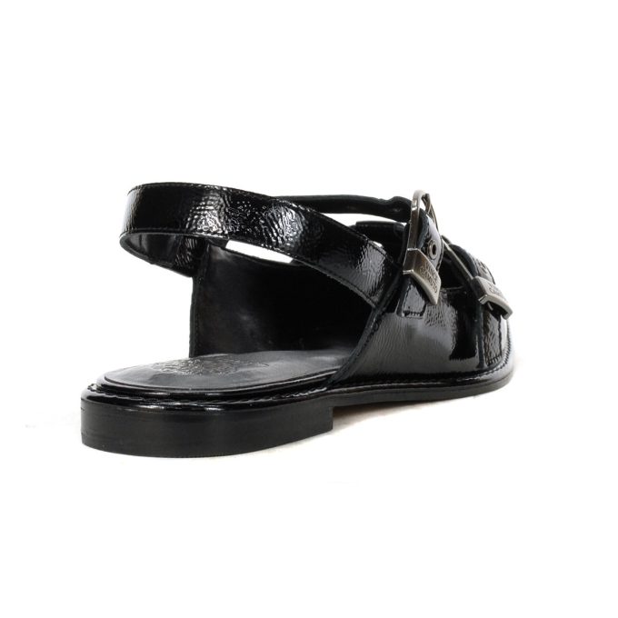 Vince Camuto Faye Black Leather Flats - Image 3