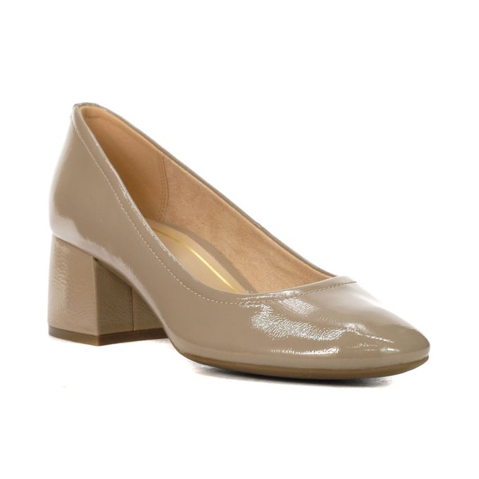 Vionic Women's Carmel Taupe Patent Leather Pumps I7869L1250 - Image 2