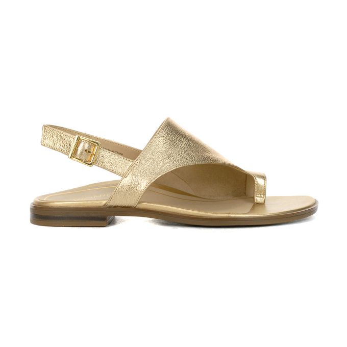 Vionic Women's Ella II Gold Leather Sandals H8219L4700