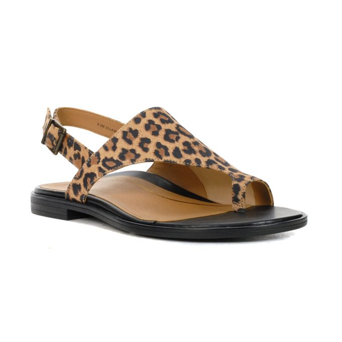 Vionic Women's Ella II Toffee Leopard Leather Sandals H8219L3200 - Image 2