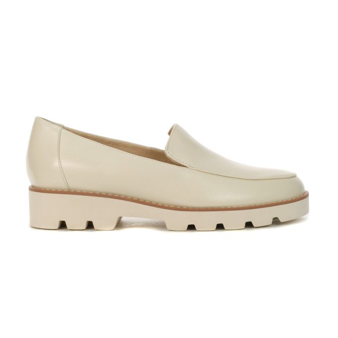 Vionic Women's Kensley Cream Nappa Leather Loafers H9623L6100