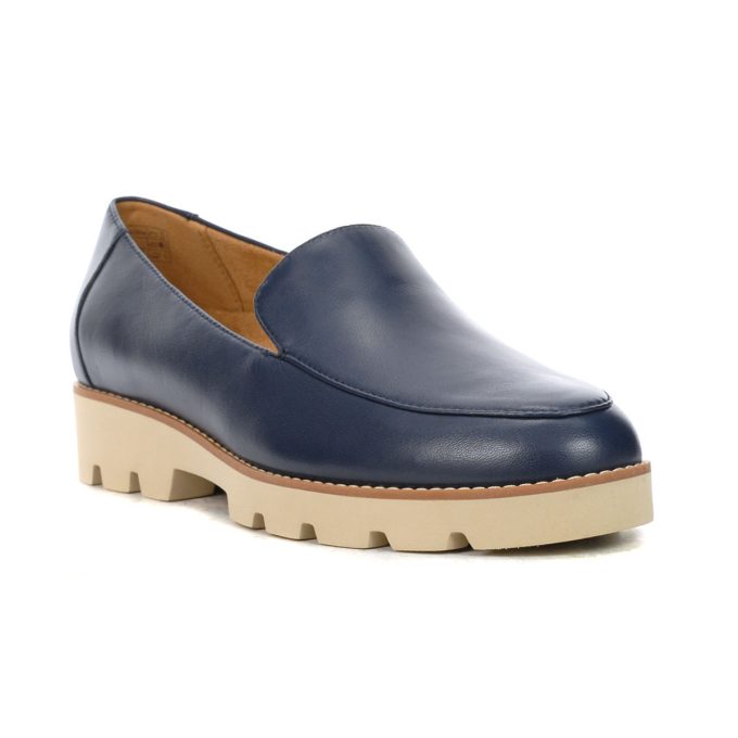 Vionic Women's Kensley Navy Leather Loafers H9623L6406 - Image 2