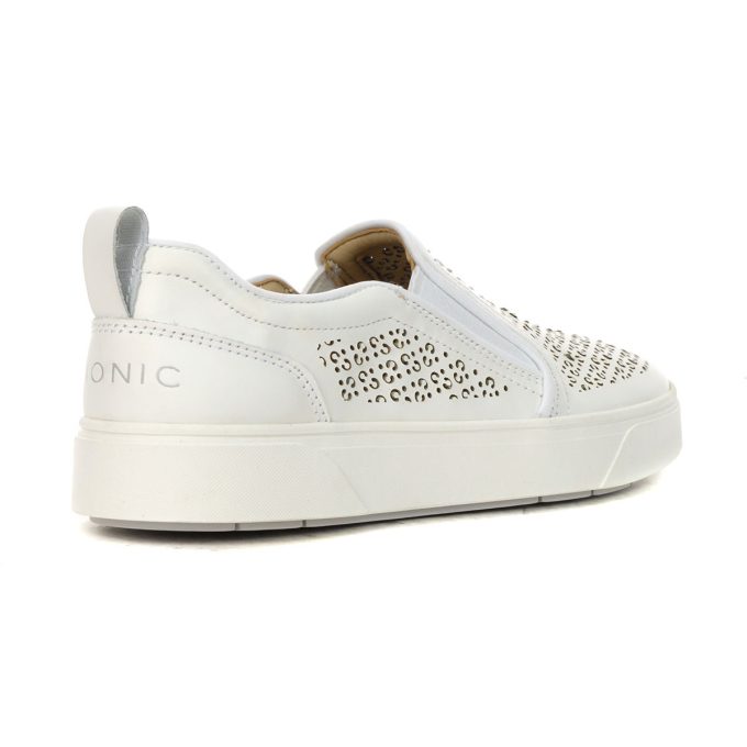 Vionic Women's Kimmie Perf White Slip-On Sneakers I4686L3100 - Image 3