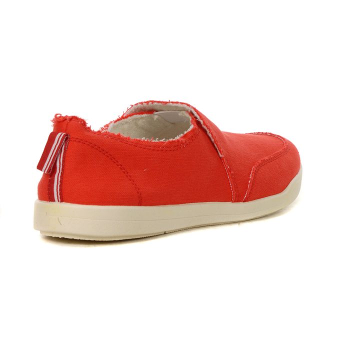 Vionic Women's Malibu Red Canvas Slip-On shoes 10011609601 - Image 3