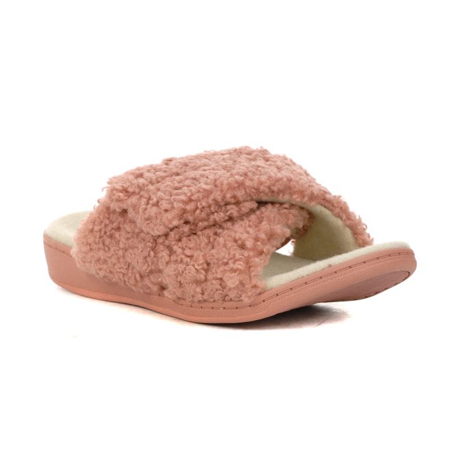 Vionic Women's Relax II Cinder Rose Curly Slippers J0895F1650 - Image 2