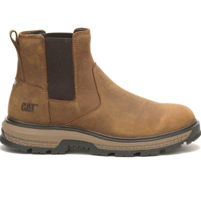 Caterpillar Men's Exposition Pyramid Leather Chelsea Boots P51060