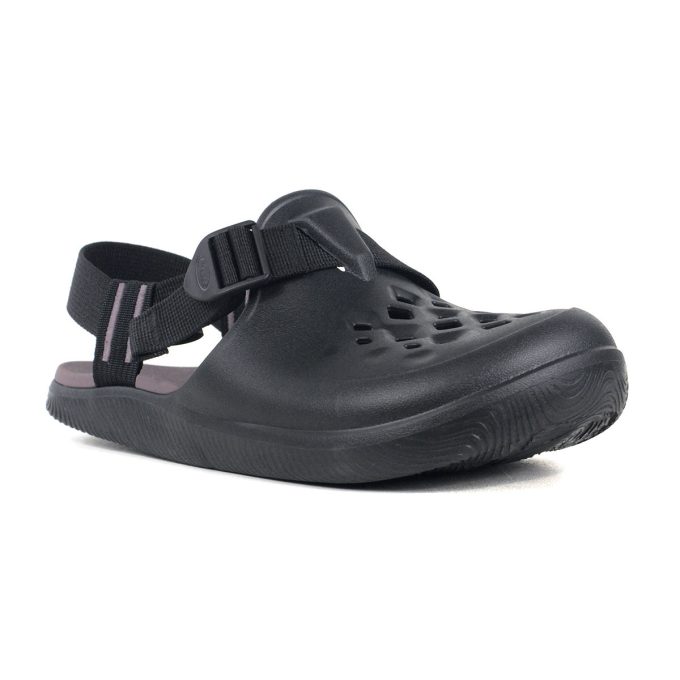 Chaco Women's Chillos Black Rubber Clogs JCH109158 - Image 2