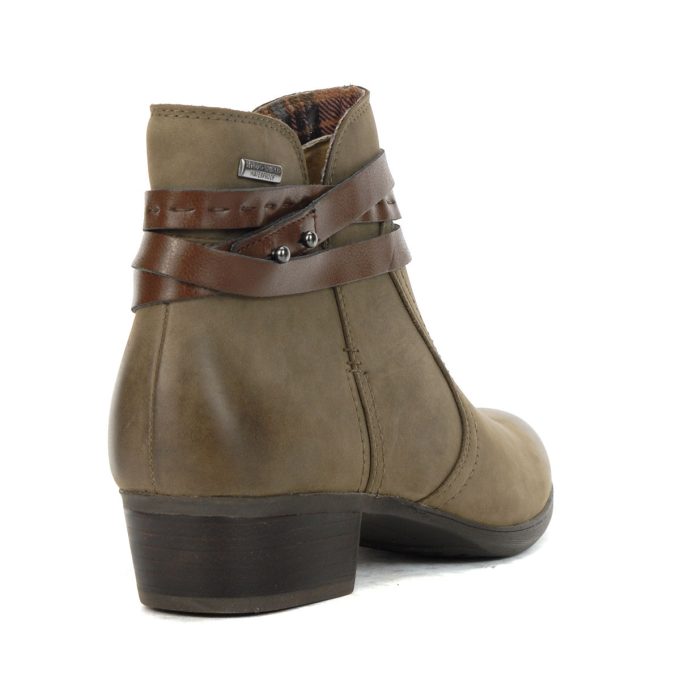 Cobb Hill Oliana Stone Nubuck Leather Booties CI1792 - Image 3