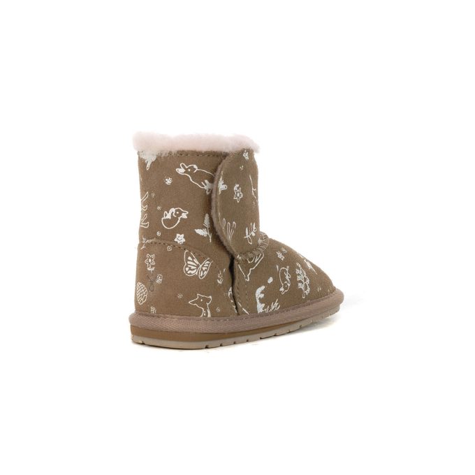 Emu Australia Toddlers Woodland Mushroom Booties B12765.MUSH - Image 3