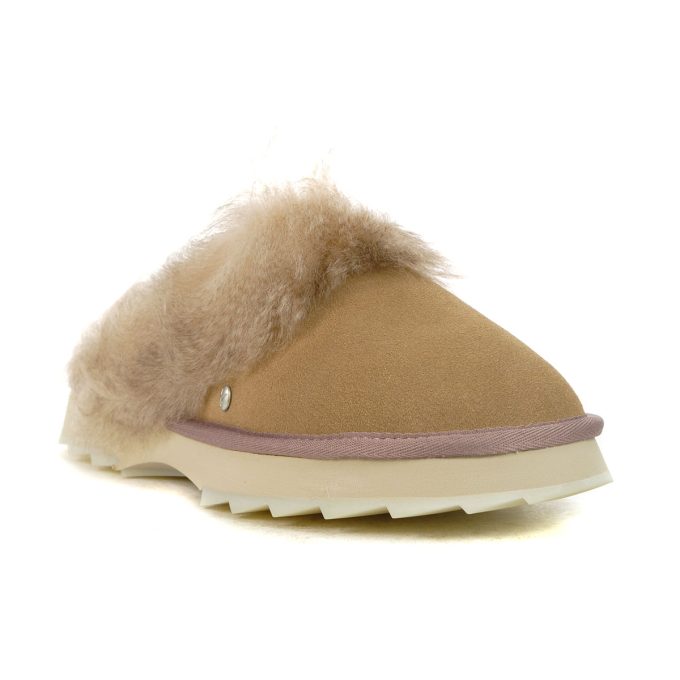 Emu Australia Women's Sharky Crimp Camel Slippers W12918.CAME - Image 2