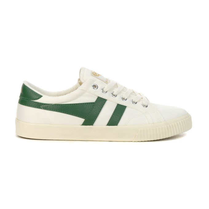 Gola Men's Tennis Mark Cox Off White/Dark Green Sneakers CMA280WN